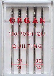 Organ 5x Quilting Machine needle no 75/90, 10 pcs